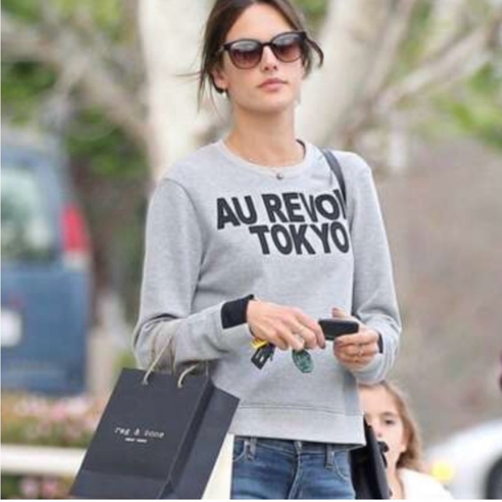 Aiko Gray 'Au Revoir Tokyo' Sweatshirt Size Medium